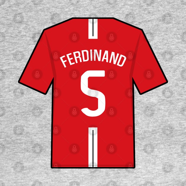 Rio Ferdinand 2007/08 Jersey by Footscore